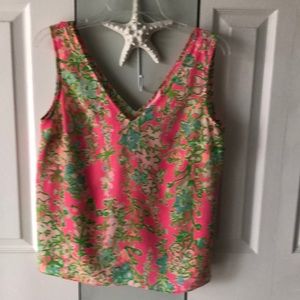 Lily silk Tank